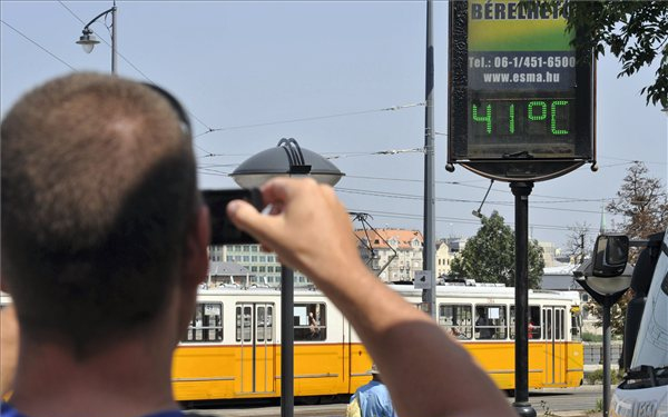 Országos hőségrekord dőlt meg csütörtök hajnalban Budapesten