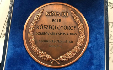 KÓTA Díjat kapott Kőszegi György, a Kapos Kórus titkára