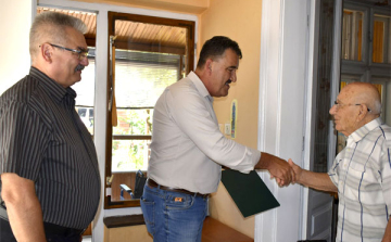 95. születésnapját ünnepelte Nagy Béla bácsi