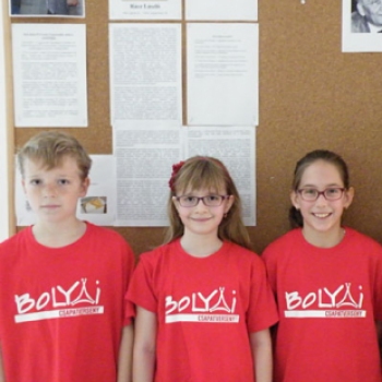 belvárosis diákok a Bolyai matematika csapatversenyen