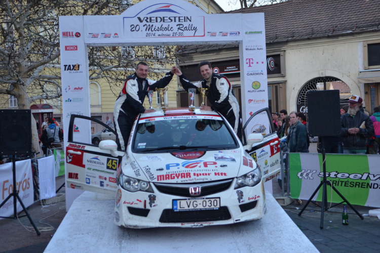 Ezüstöt érő Rallyverseny a hazai pályán